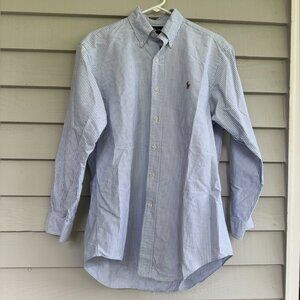 Ralph Lauren Buttoned Shirt Blue Stripe